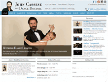Tablet Screenshot of dancedoctor.com